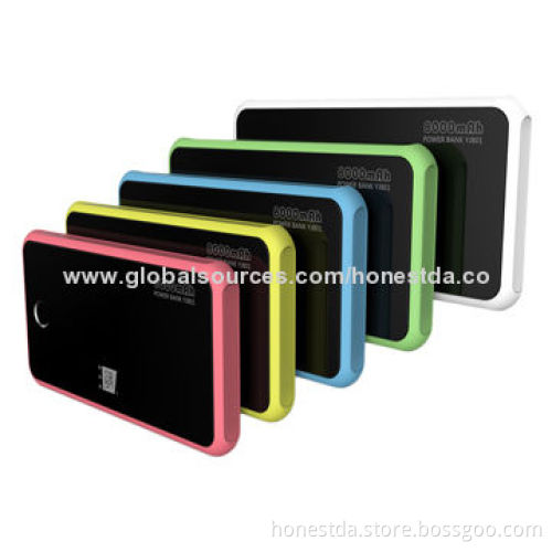 6,000mAh Excellent Portable Chargers/Power Banks with Polymer Battery for Smartphone
